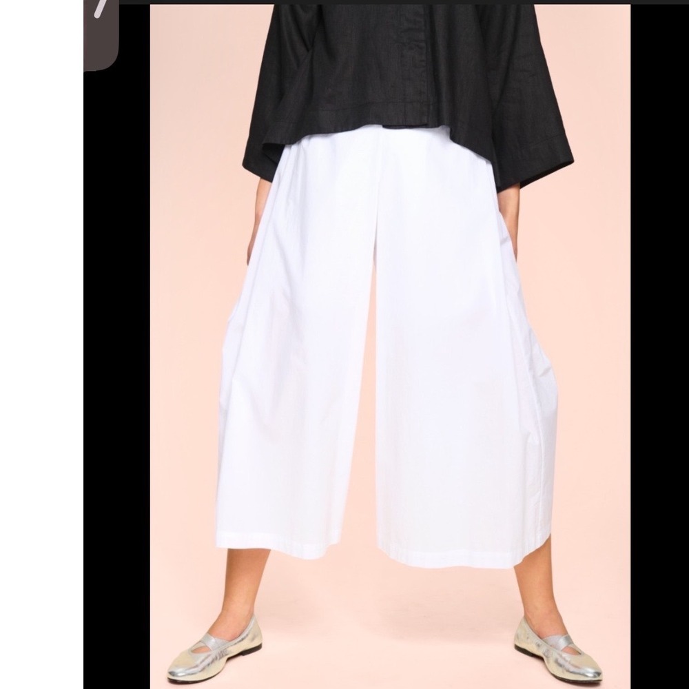 BITTE KAI RAND Kami crop wide leg pants NWT medium pink